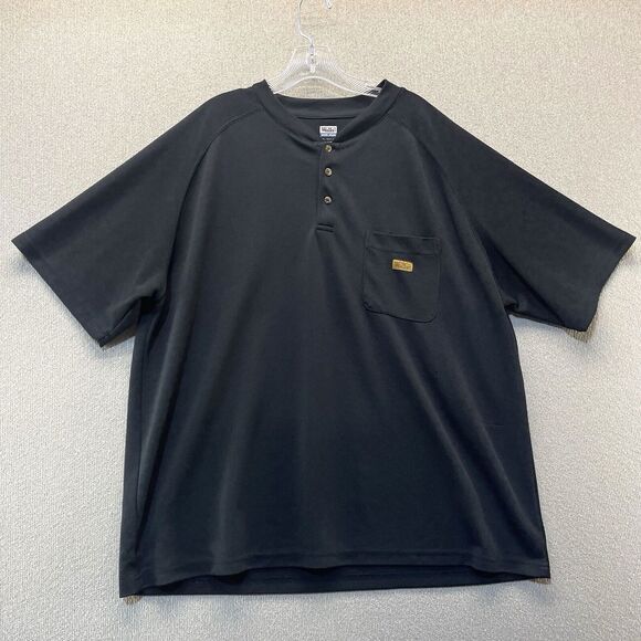 Walls Work Wear Carhartt Type Henley Shirt Men's XXL Pocket Tee - Picture 1 of 10